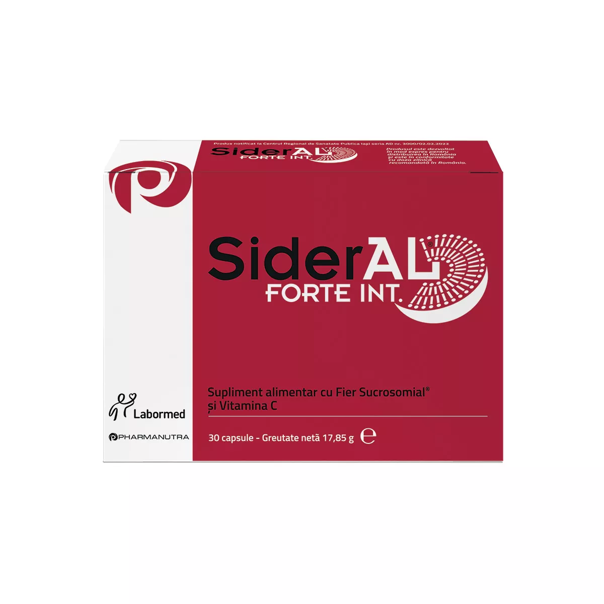 Sideral Forte, 30 capsule, Solacium Pharma, [],farmaciabajan.ro