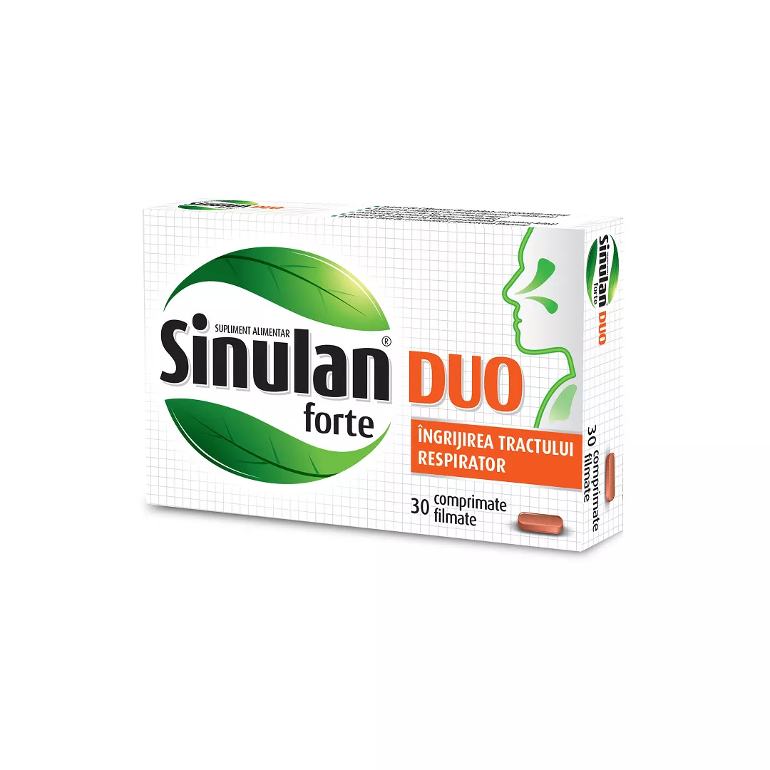 Sinulan Duo Forte, 30 tablete, Walmark, [],farmaciabajan.ro
