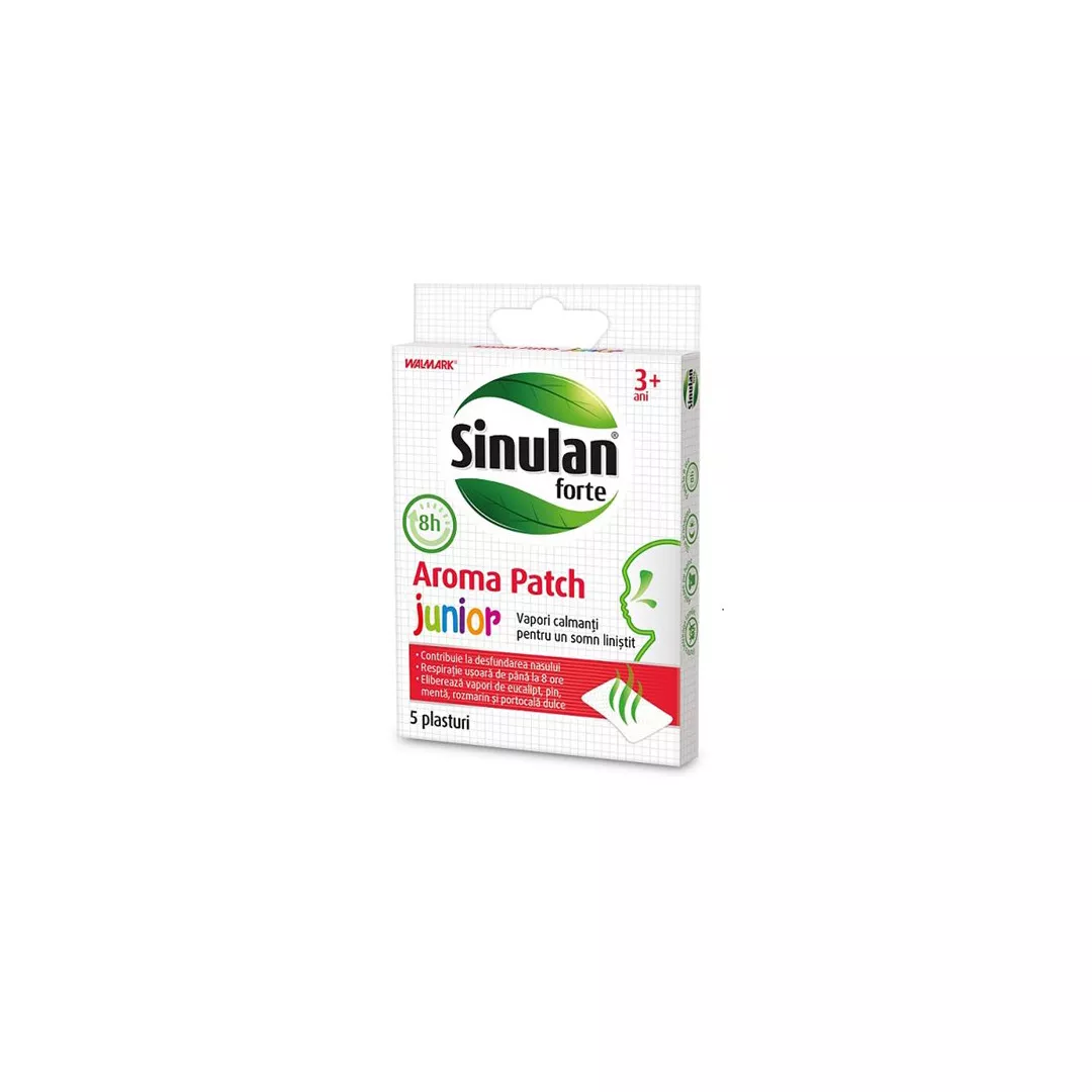 Sinulan Forte Junior 3+ plasturi, 5 bucati, Walmark, [],farmaciabajan.ro