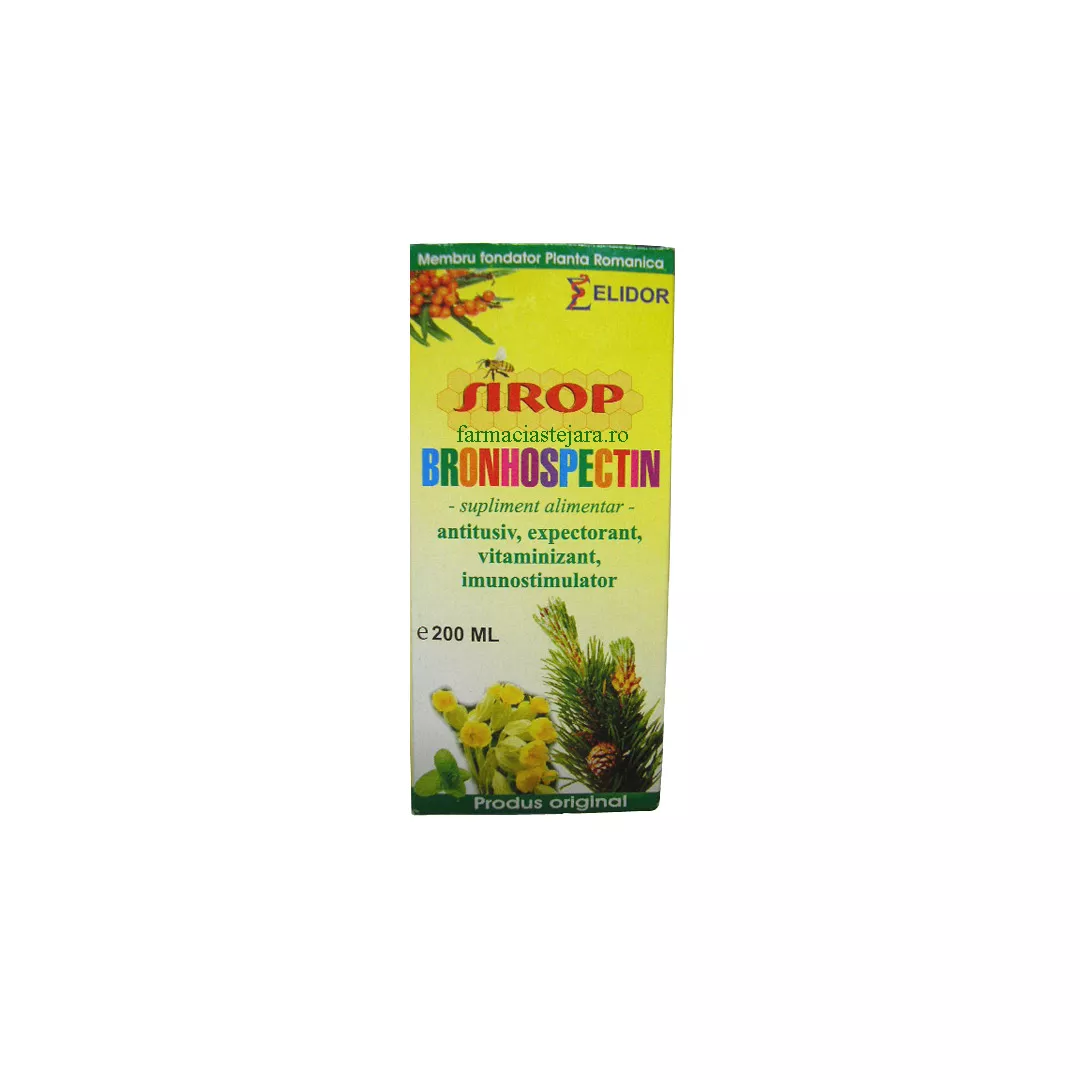 Sirop bronhospectin, 200 ml, Elidor, [],farmaciabajan.ro