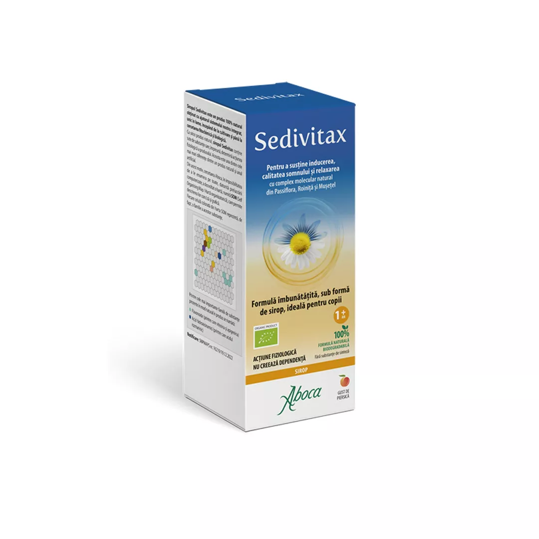 Sirop copii Sedivitax bio, 220 g, Aboca, [],farmaciabajan.ro