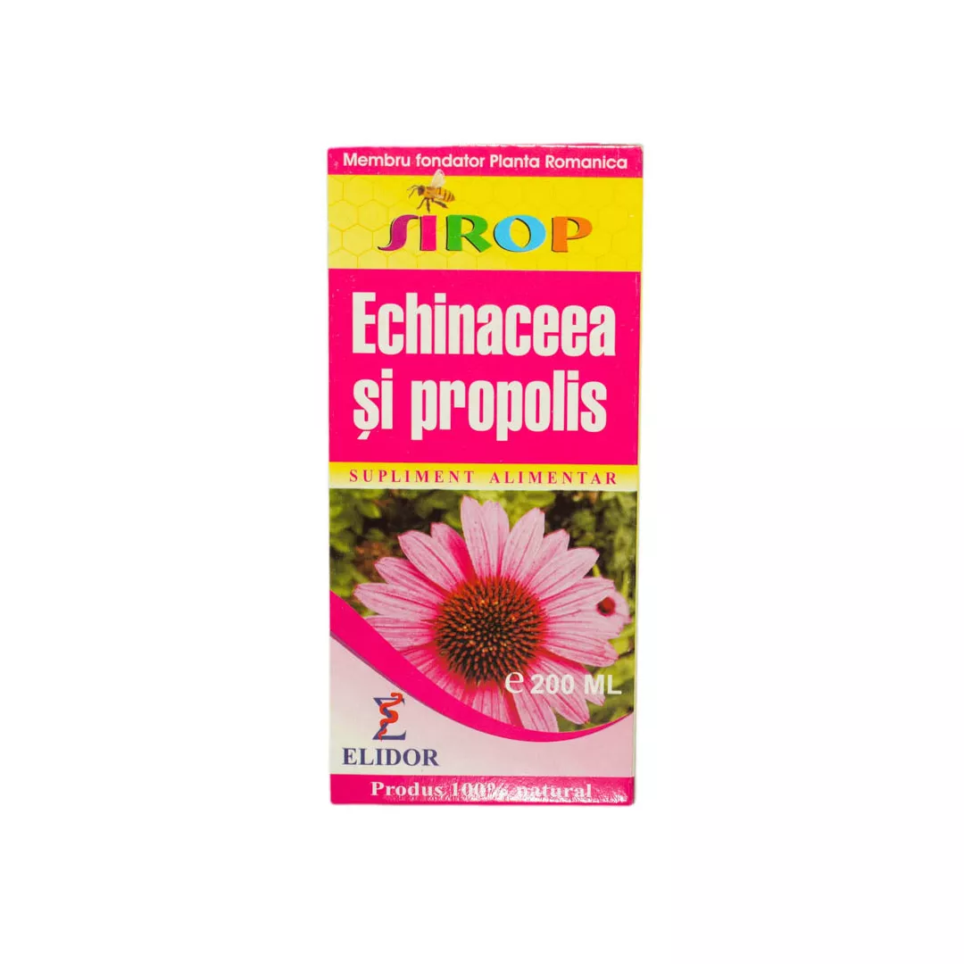 Sirop echinaceea propolis, 200 ml, Elidor, [],farmaciabajan.ro