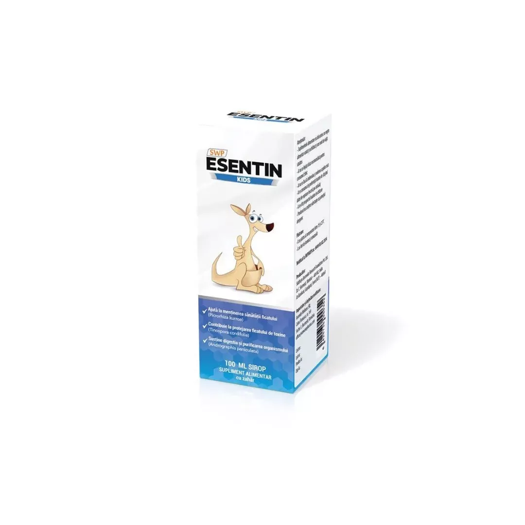 Sirop Esentin Kids, 100 ml, Sun Wave Pharma, [],farmaciabajan.ro