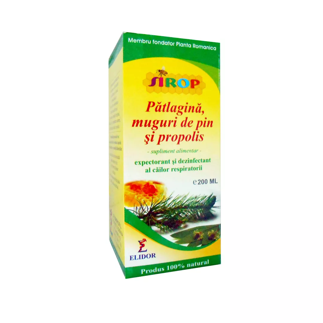 Sirop muguri pin propolis, 200 ml, Elidor, [],farmaciabajan.ro