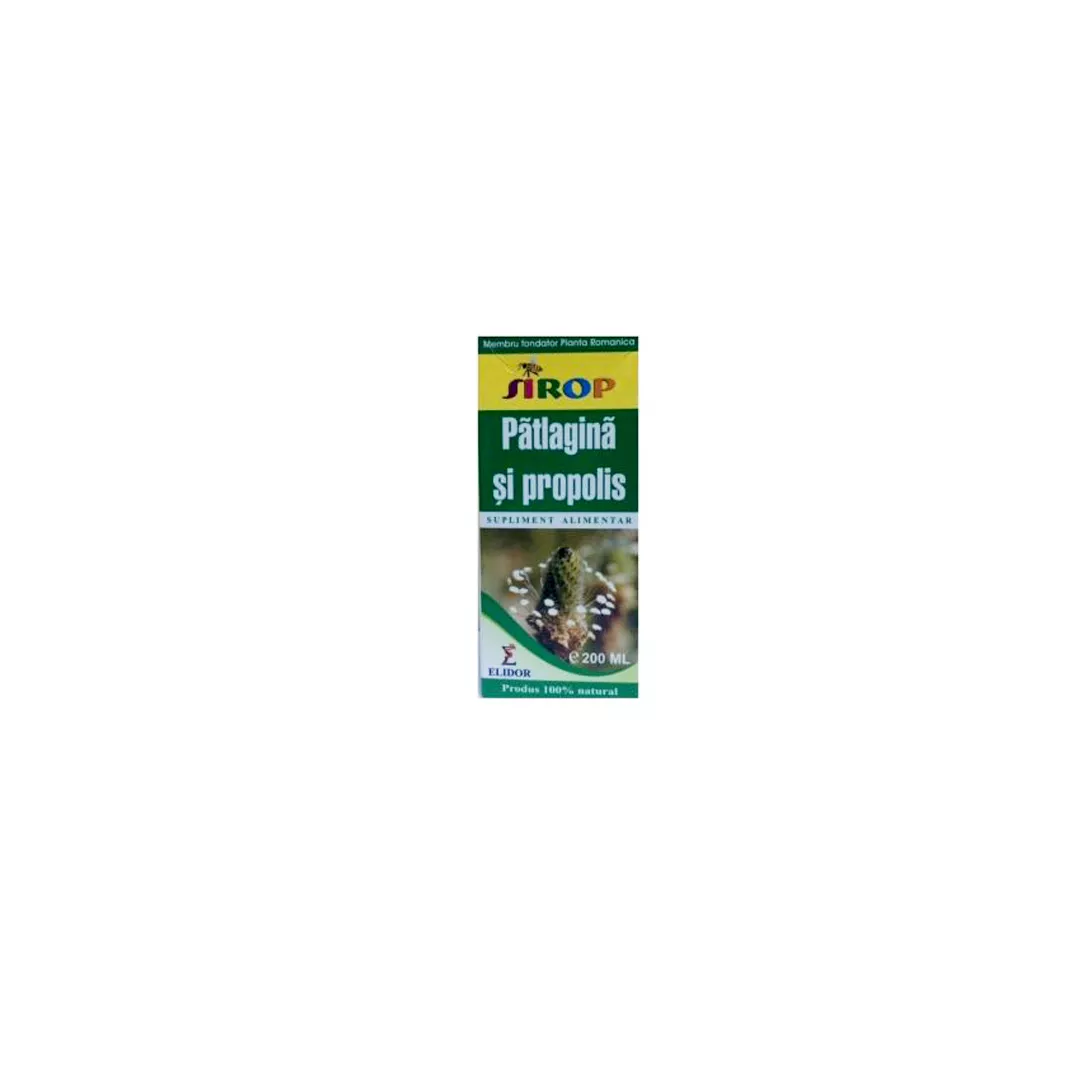 Sirop patlagina si propolis, 200 ml, Elidor, [],farmaciabajan.ro