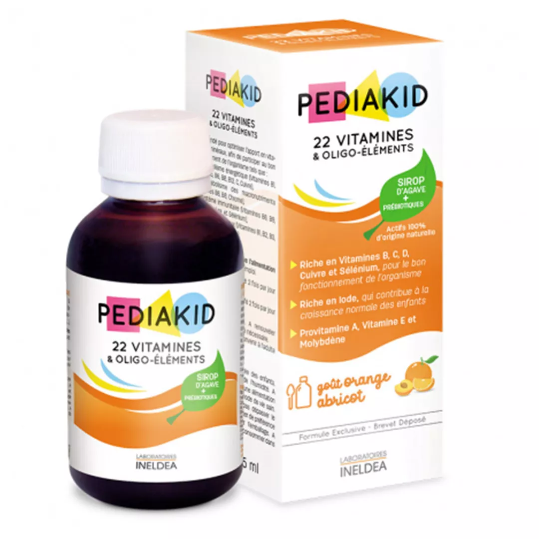 Sirop Pediakid 22 vitamines & oligoelements, 125 ml, Laboratories Ineldea, [],farmaciabajan.ro