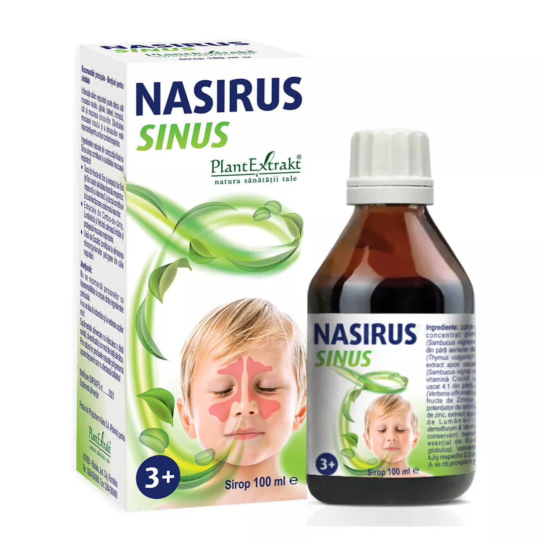 Sirop pentru copii, 100 ml, Nasirus Sinus, [],https:farmaciabajan.ro