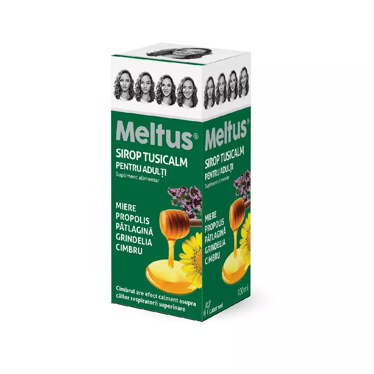 Sirop Tusicalm pentru adulti Meltus , 100 ml, Solacium Pharma, [],farmaciabajan.ro