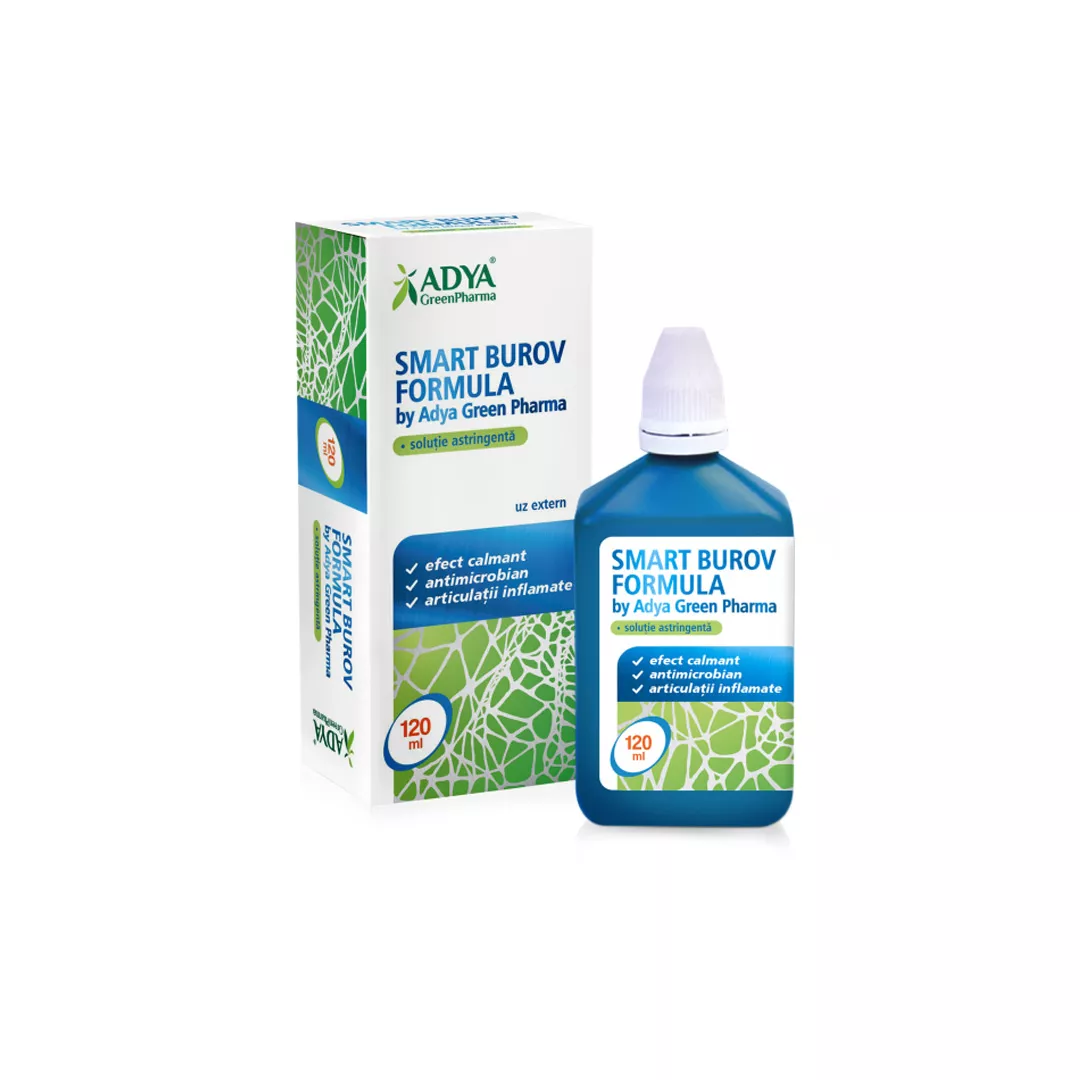 Smart Burov Formula, 120 ml, Adya Green Pharma, [],farmaciabajan.ro