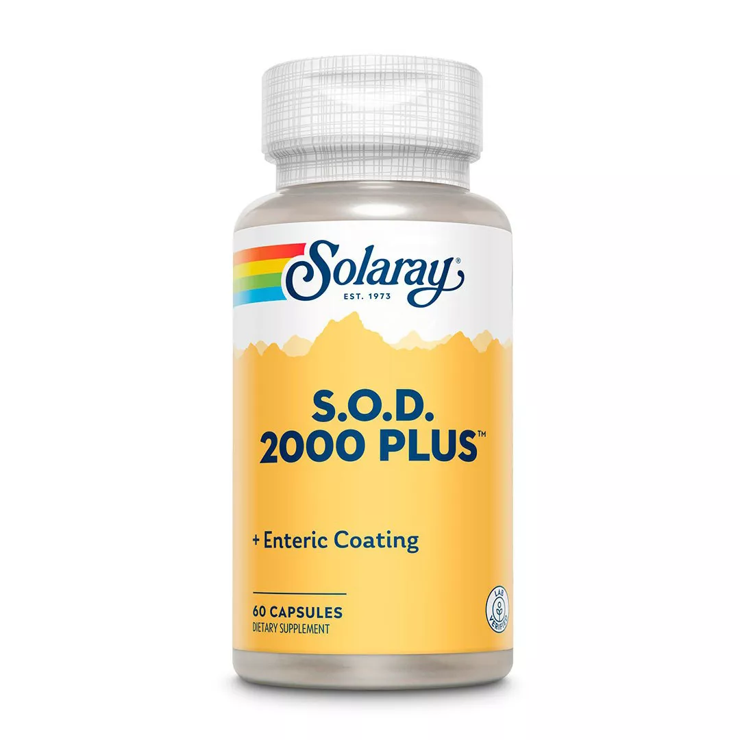 SOD 2000 Plus Solaray, 60 capsule, Secom, [],farmaciabajan.ro