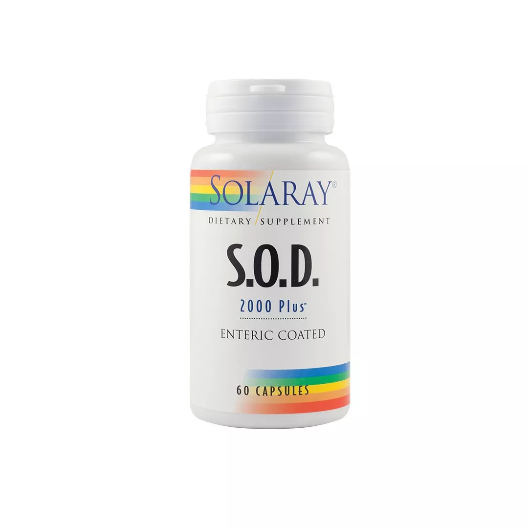SOD 2000 Plus Solaray, 60 capsule, Secom, [],https:farmaciabajan.ro