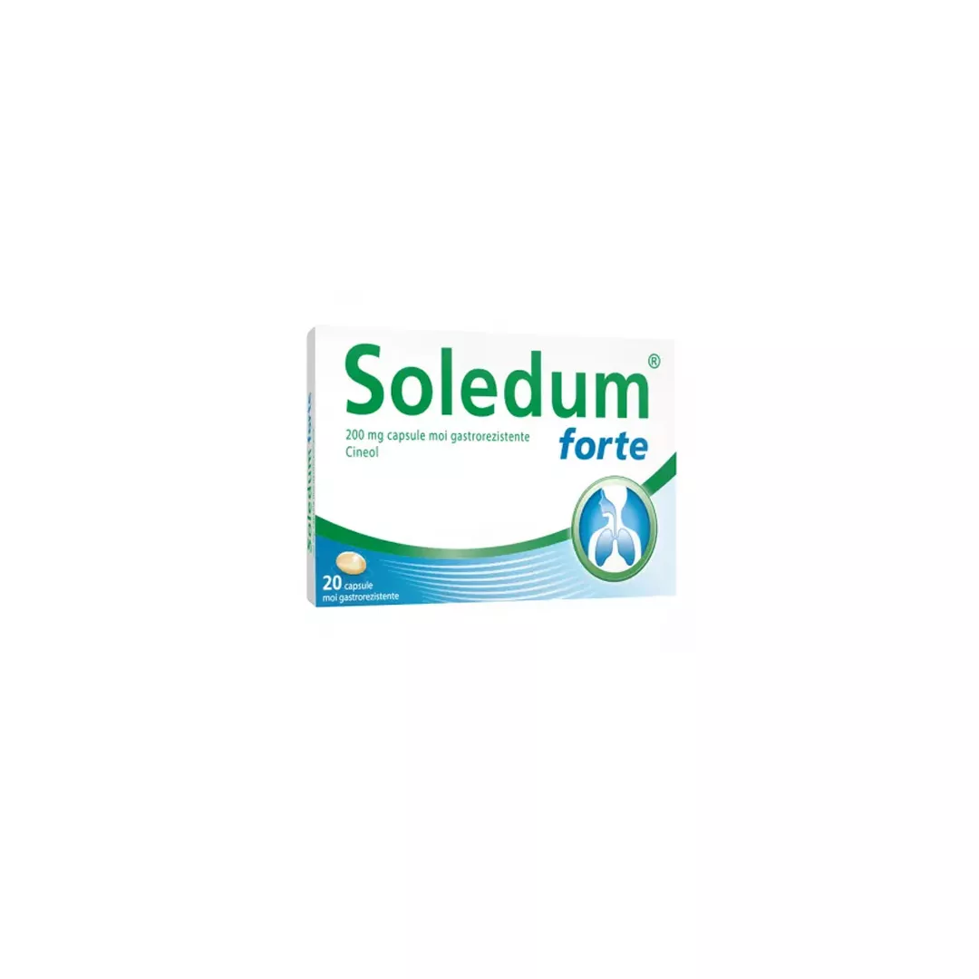 Soledum forte, 200 mg, 20 capsule moi gastrorezistente, Klosterfrau Healthcare, [],farmaciabajan.ro