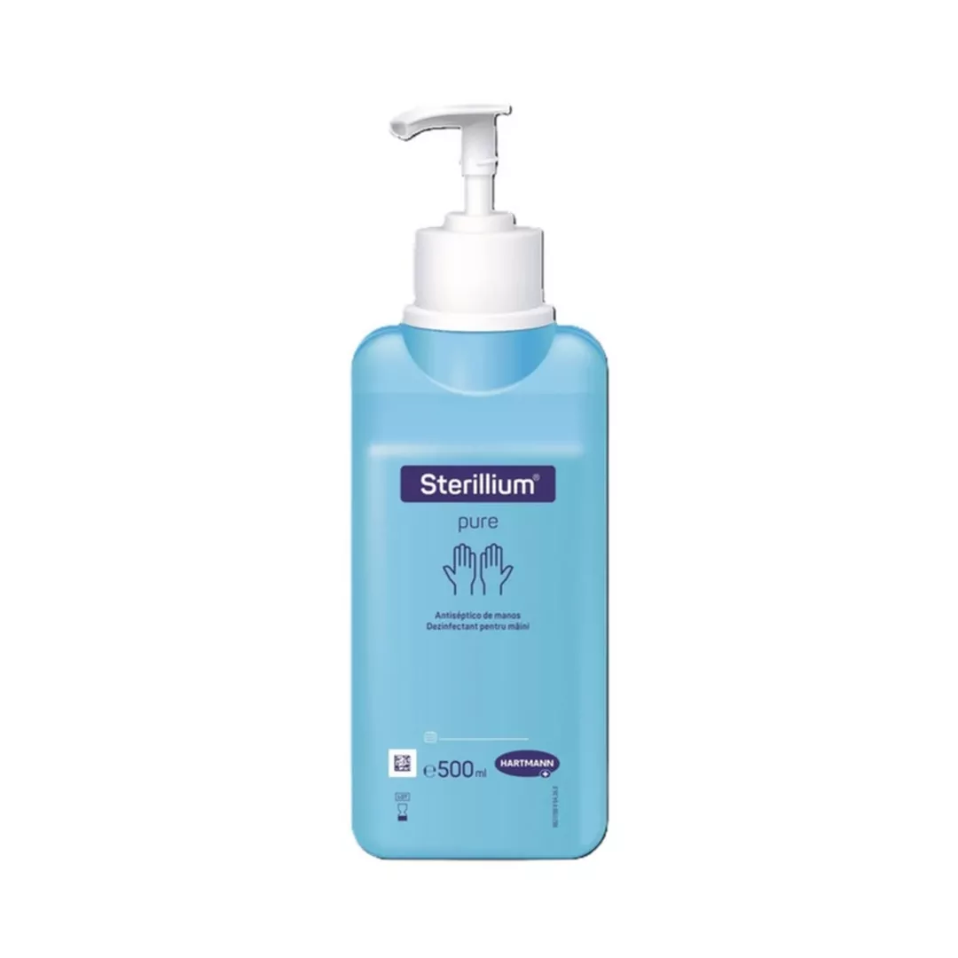 Solutie dezinfectanta pentru maini Sterillium Pure, 500 ml, Hartmann, [],farmaciabajan.ro