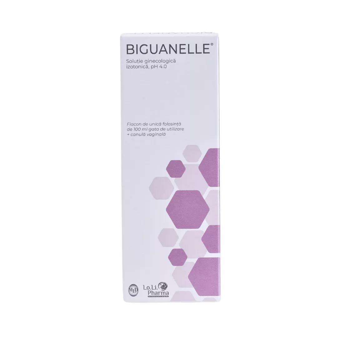 Solutie izotonica ginecologica cu pH 4 Biguanelle, 100 ml, Lo Li Pharma, [],farmaciabajan.ro
