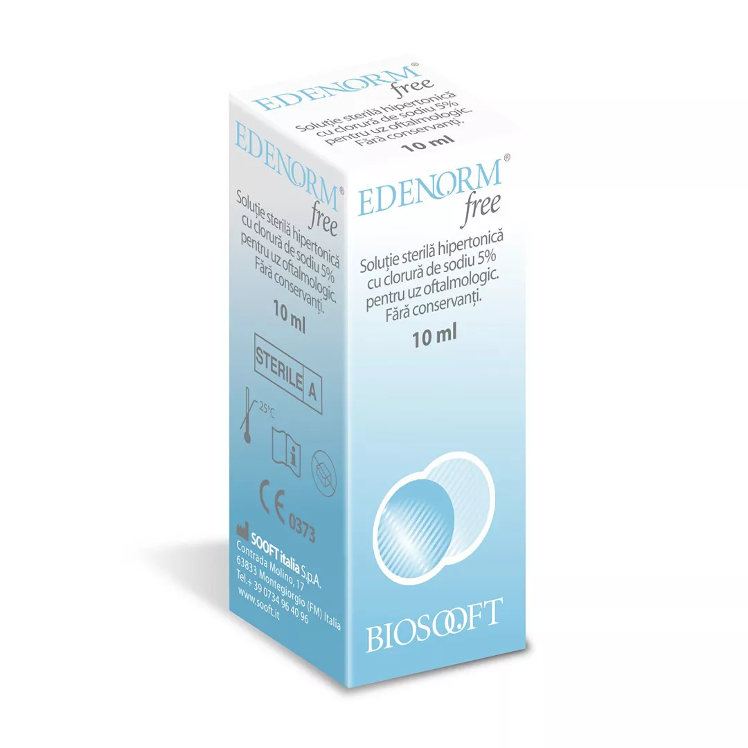 Solutie oftalmica Edenorm 5% , 10 ml, Bio Soft Italia, [],farmaciabajan.ro