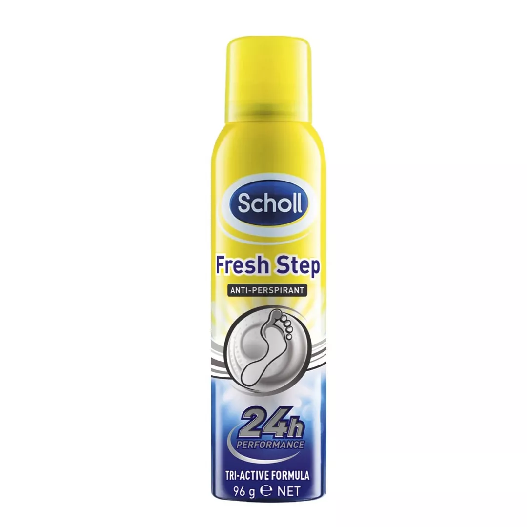 Spray antiperspirant pentru picioare, 150 ml, Scholl Fresh Step, [],farmaciabajan.ro
