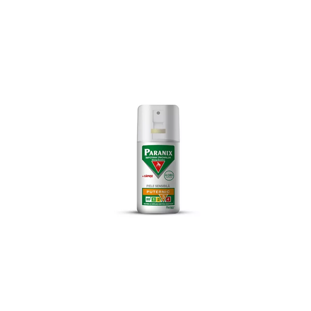 Spray impotriva tantarilor Strong Sensitive Paranix, 75ml, Omega Pharma, [],farmaciabajan.ro