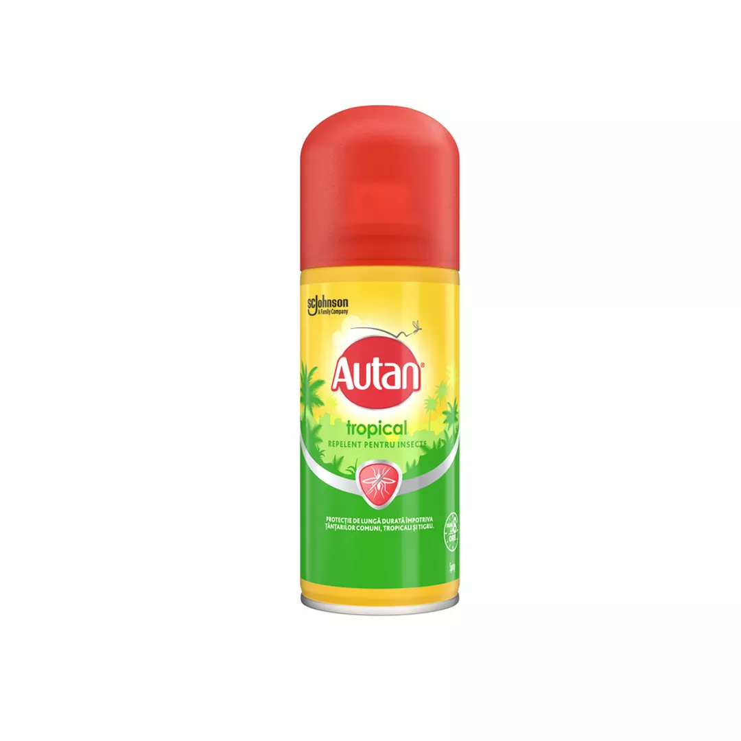 Spray impotriva tantarilor Tropical, 100 ml, Autan, [],https:farmaciabajan.ro