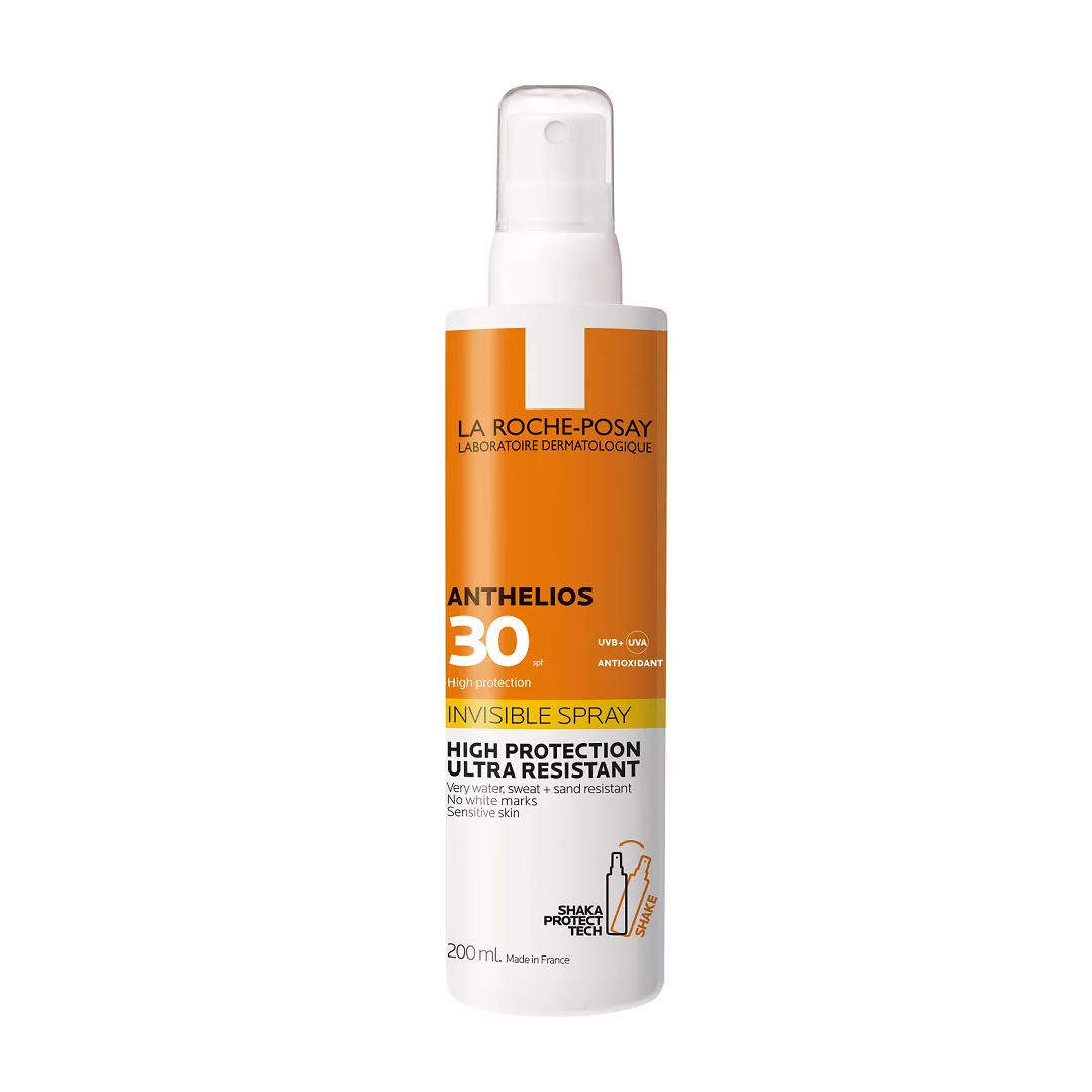 Spray invizibil cu protectie solara SPF 30+ pentru corp Anthelios, 200 ml, La Roche Posay, [],farmaciabajan.ro