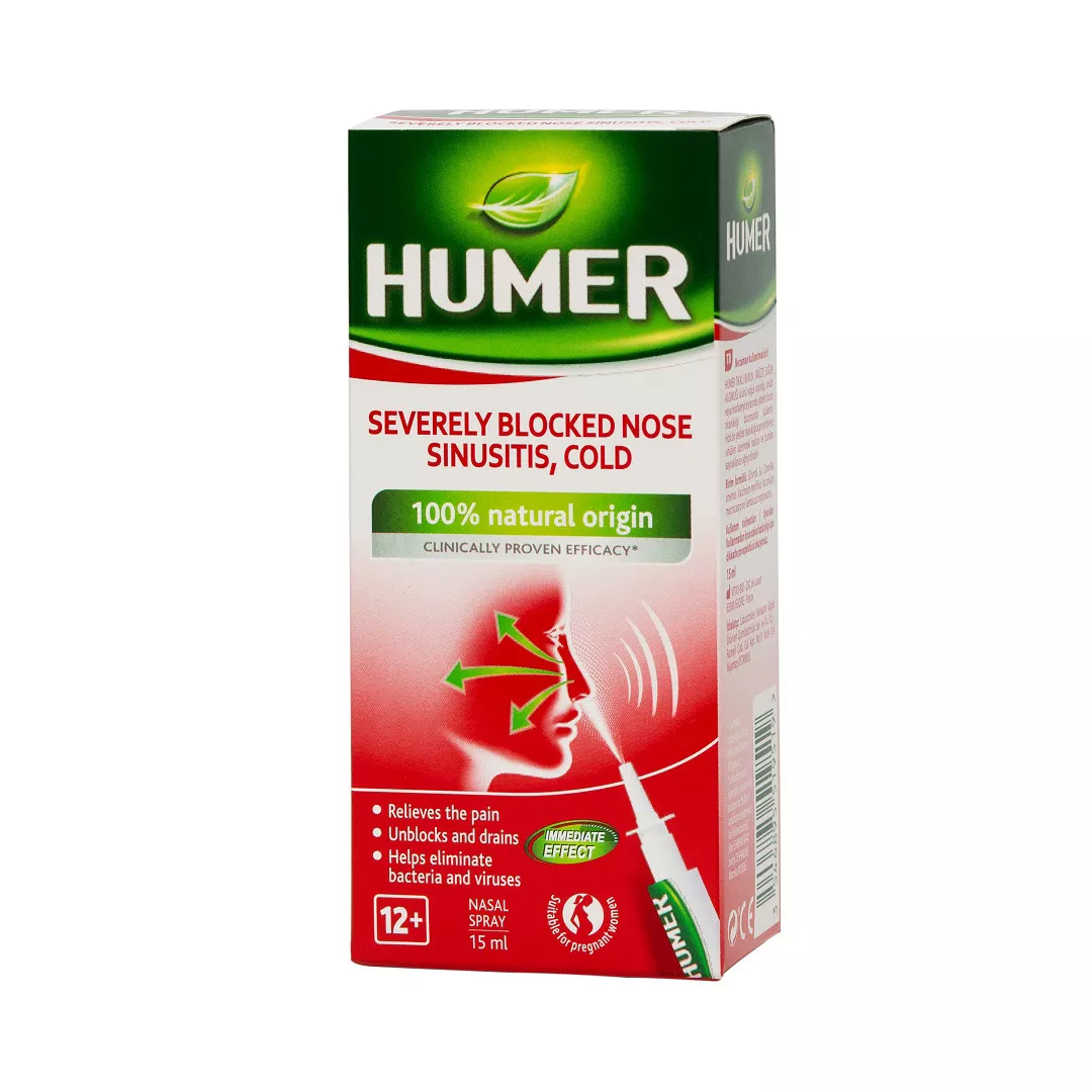 Spray nazal sinuzita, 15 ml, Humer, [],farmaciabajan.ro