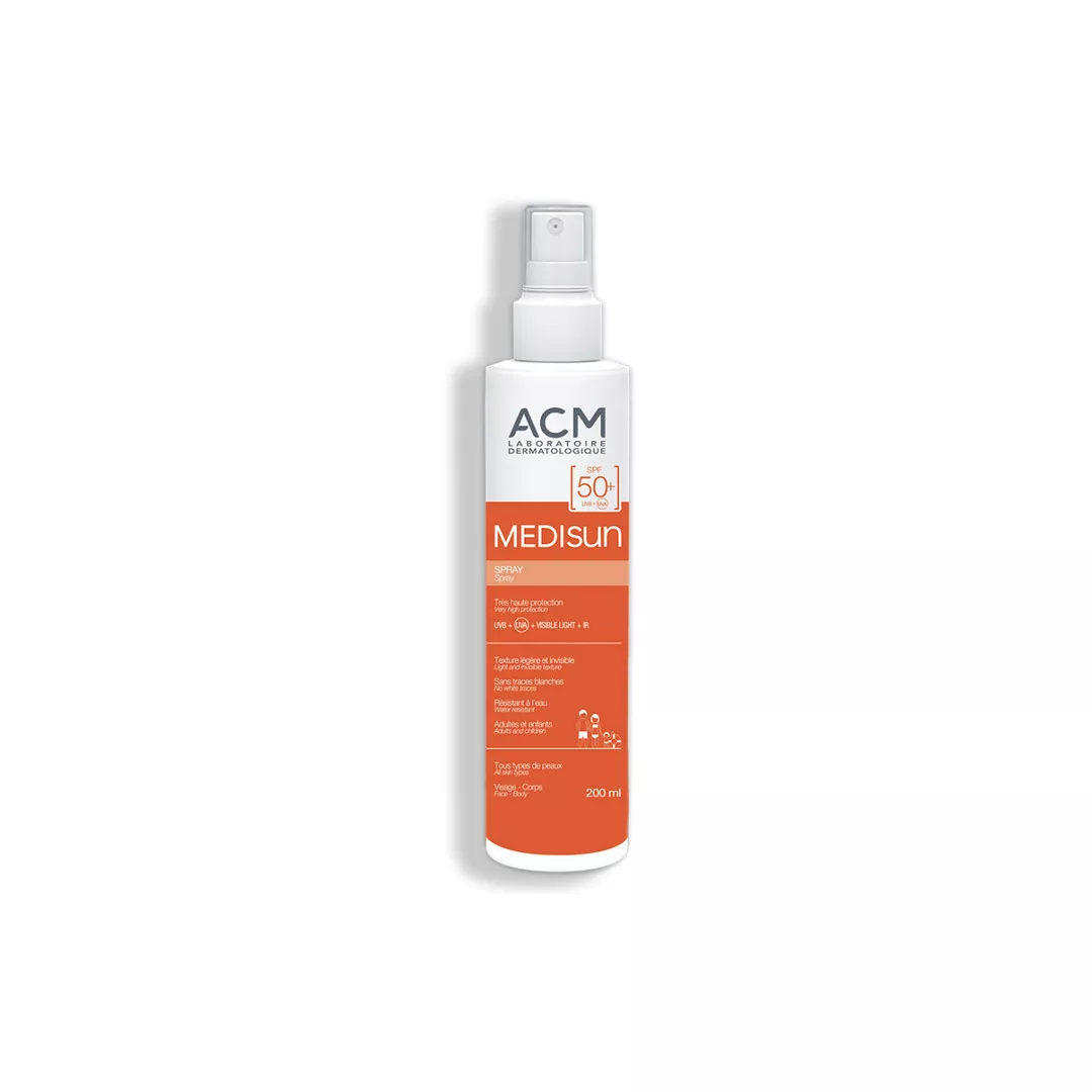 Spray pentru protectie solara cu SPF 50+ Medisun, 200 ml, Acm, [],farmaciabajan.ro