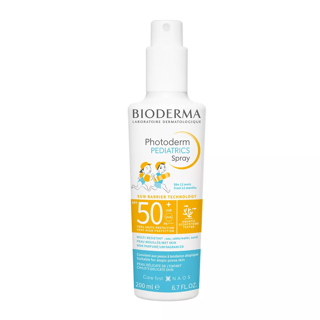 Spray protectie solara pentru copii Photoderm Pediatrics, SPF 50+, 200 ml, Bioderma , [],farmaciabajan.ro