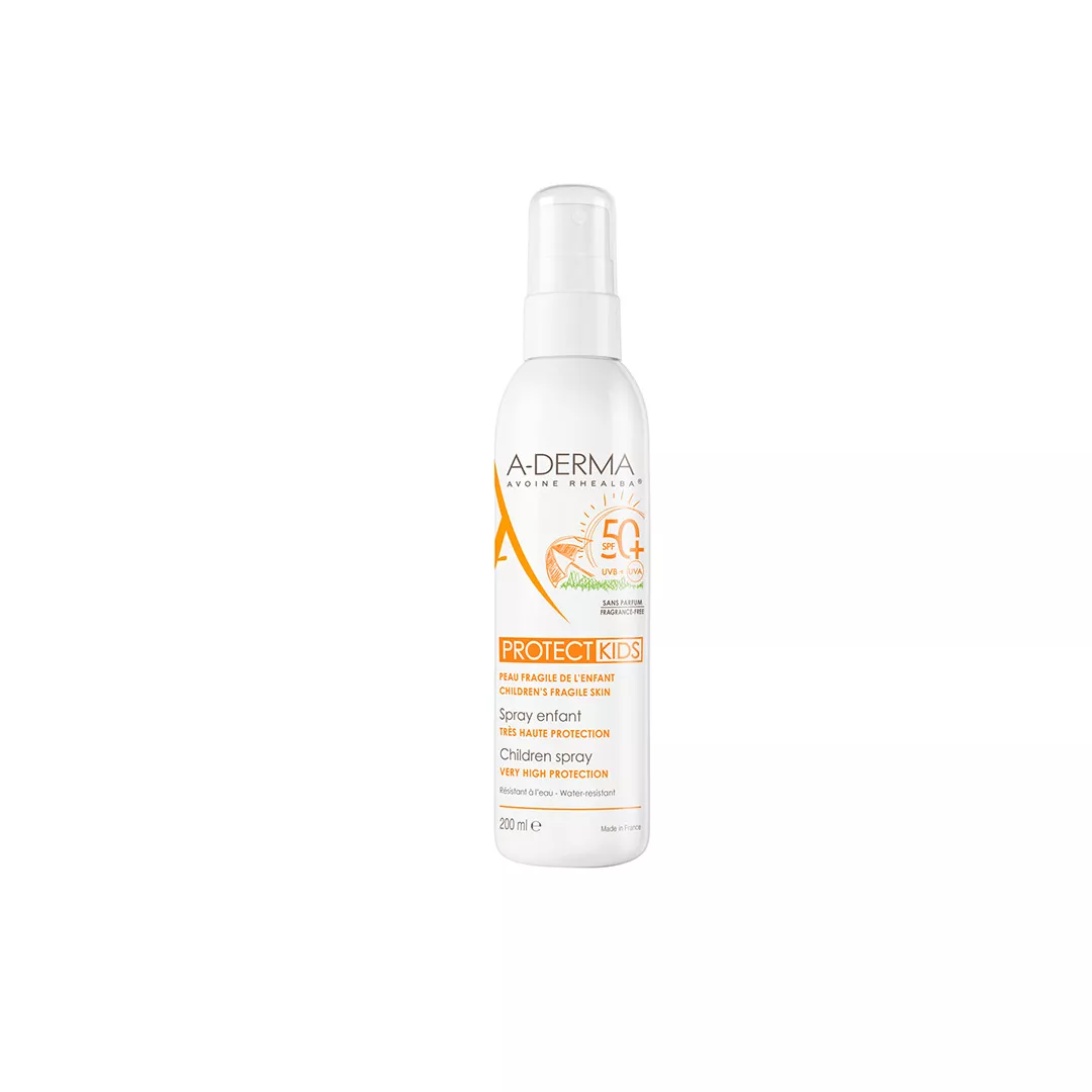 Spray protectie solara pentru copii SPF 50+ A-Derma Protect, 200 ml, A-Derma, [],farmaciabajan.ro