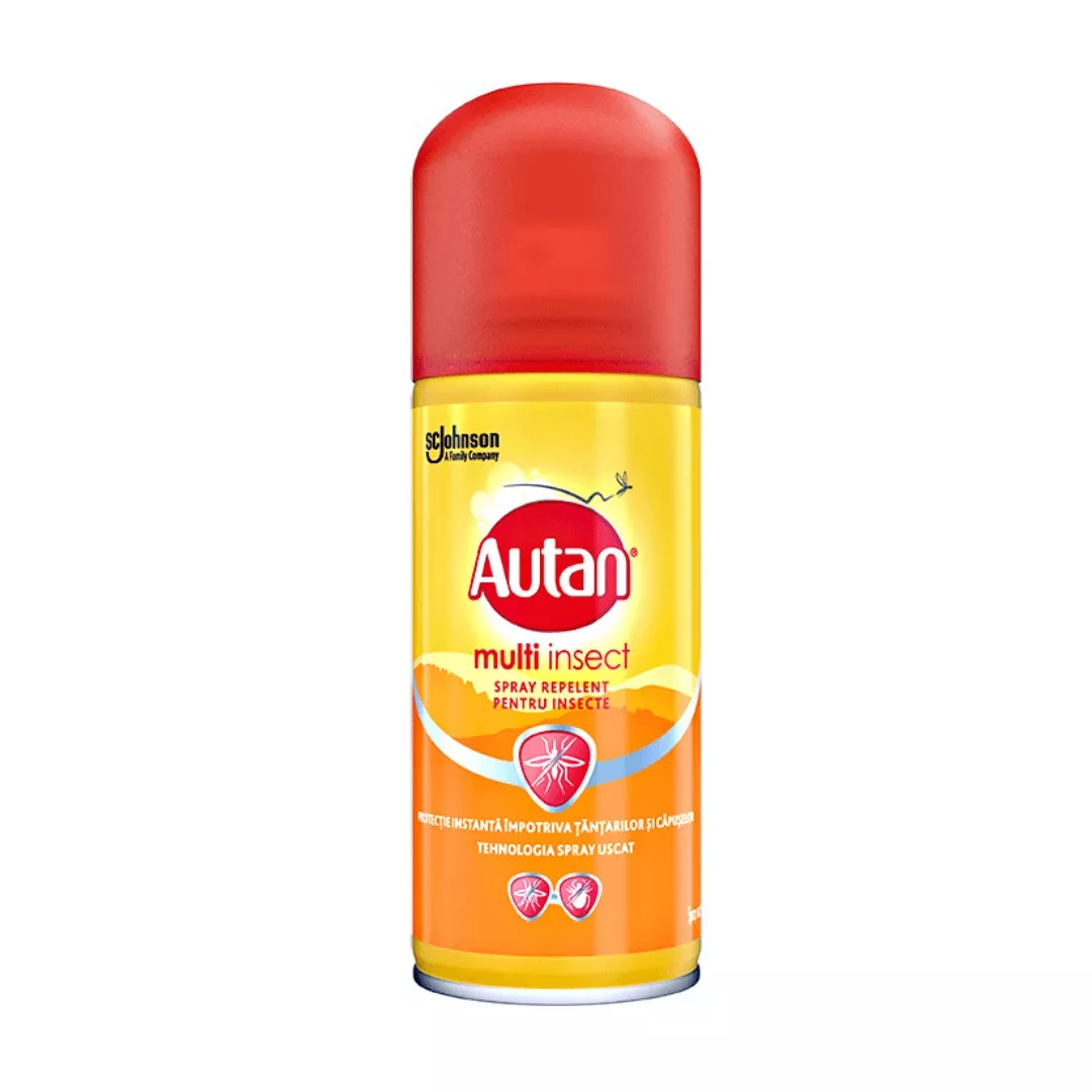 Spray repelent pentru insecte Multi-insect, 100 ml, Autan, [],farmaciabajan.ro