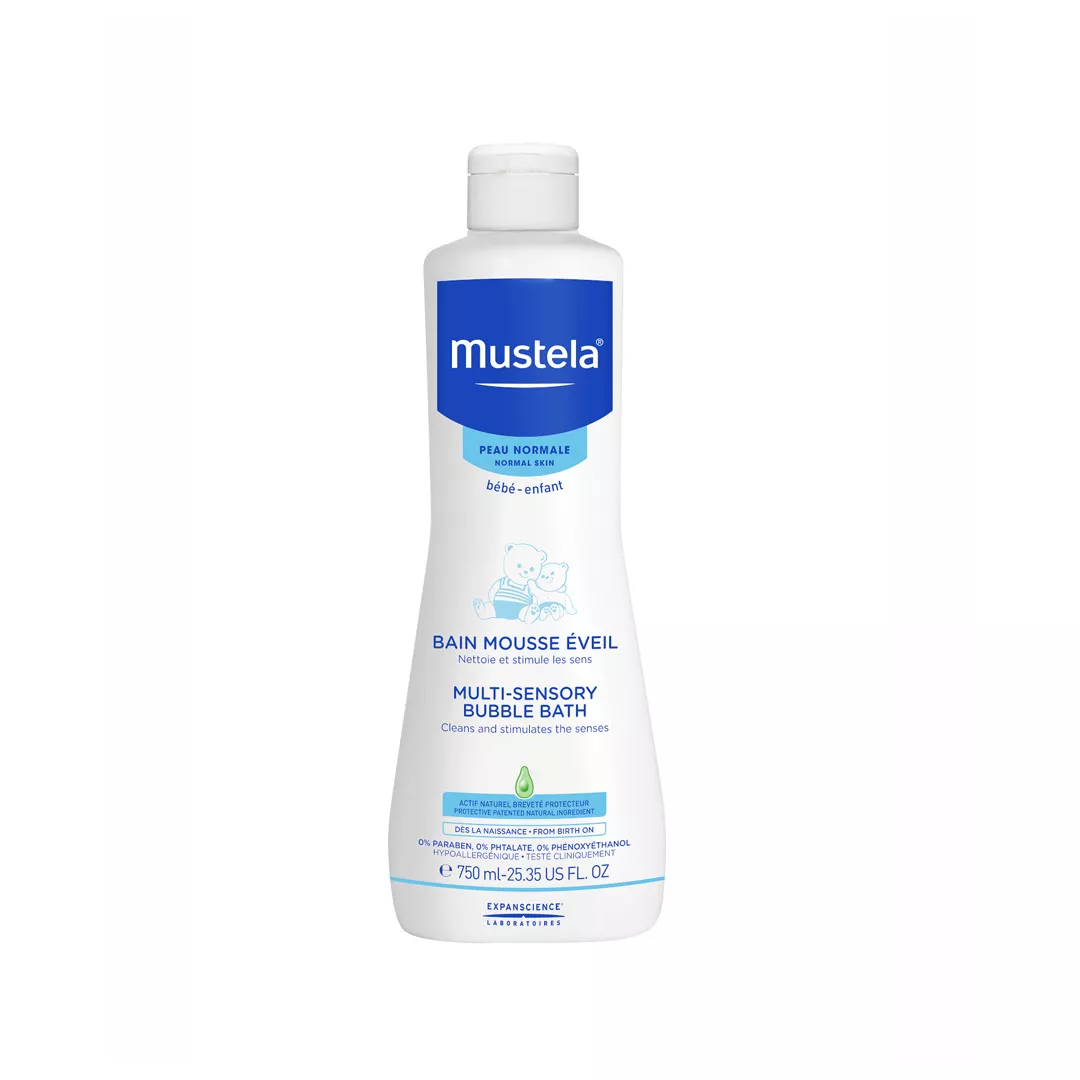 Spuma de baie energizanta, 750ml, Mustela, [],farmaciabajan.ro