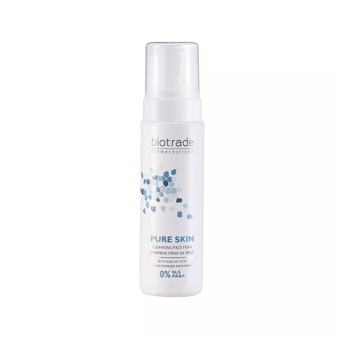 Spuma de curatare Pure Skin, 150 ml, Biotrade, [],farmaciabajan.ro