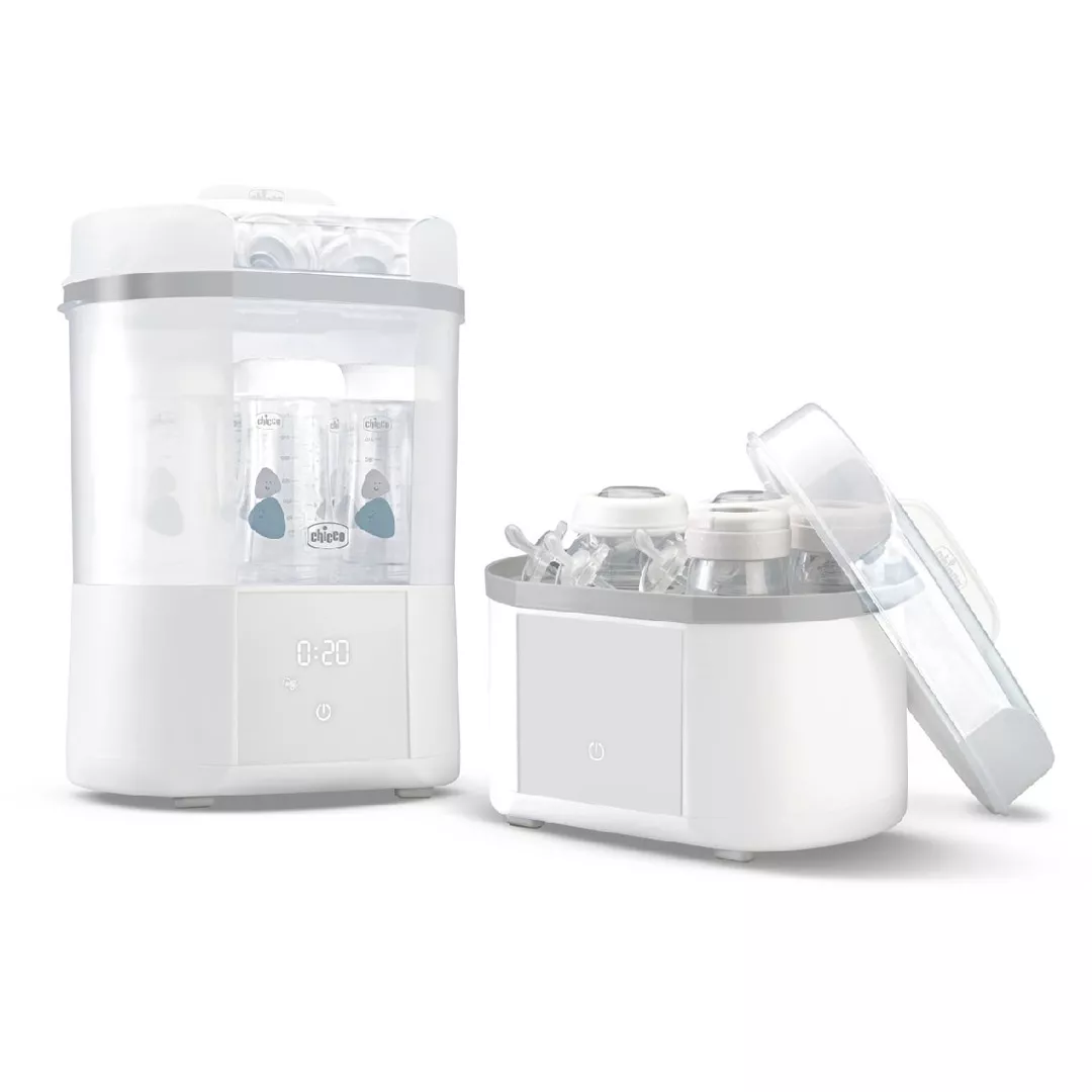 Sterilizator electric digital cu uscator biberoane si accesorii mici, 0 luni+, Chicco, [],farmaciabajan.ro