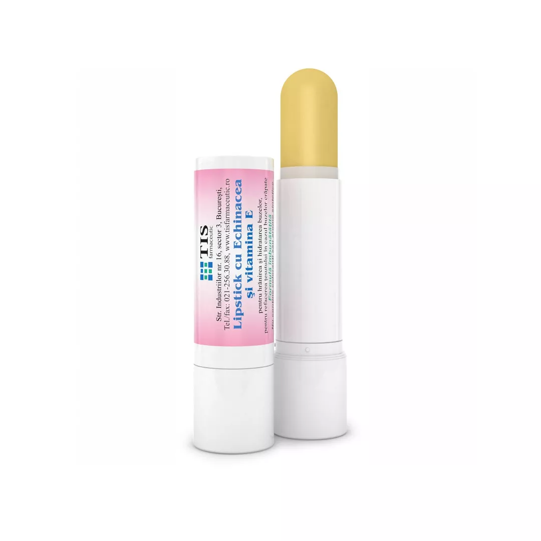 Lipstick cu Echinacea, 4 g, Tis Farmaceutic, [],farmaciabajan.ro