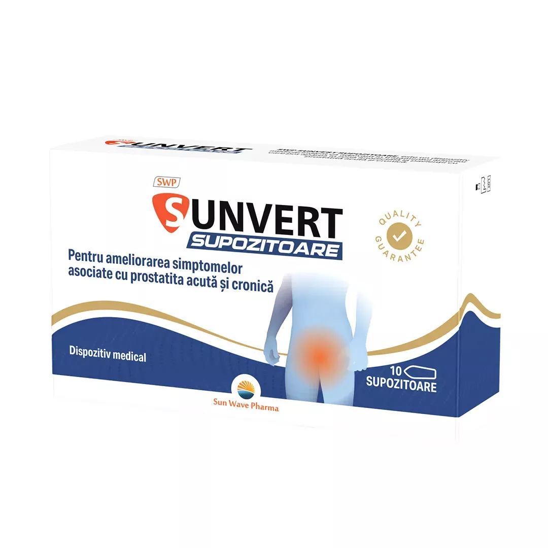 SunVert, 10 supozitoare, Sun Wave Pharma, [],farmaciabajan.ro
