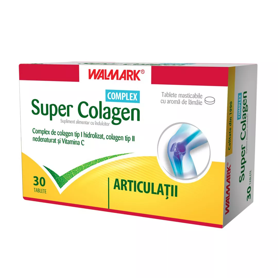 Super Colagen Complex, 30 tablete, Walmark, [],https:farmaciabajan.ro