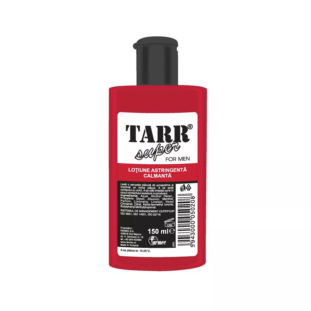 Super lotiune astringenta calmanta, 150 ml, Tarr, [],farmaciabajan.ro