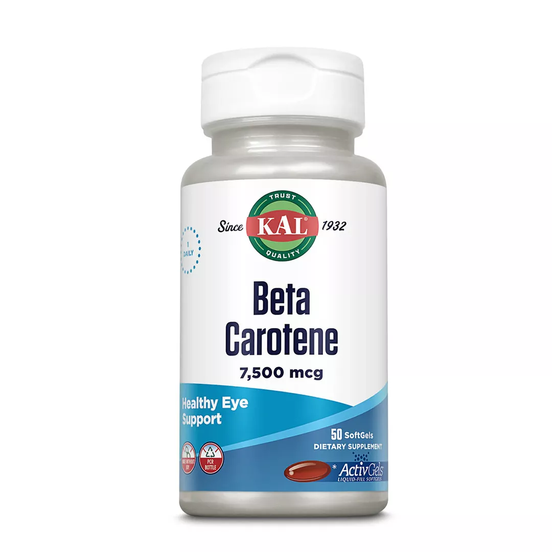 Beta Carotene, 7500 mcg, 50 capsule, Secom, [],farmaciabajan.ro
