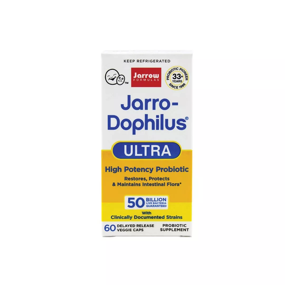 Supliment alimentar Jarro-Dophilus Ultra, Jarrow Formulas, 60 capsule vegetale, Secom, [],farmaciabajan.ro