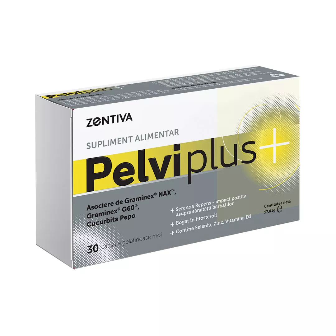 Supliment alimentar Pelviplus, 30 capsule, Zentiva, [],https:farmaciabajan.ro