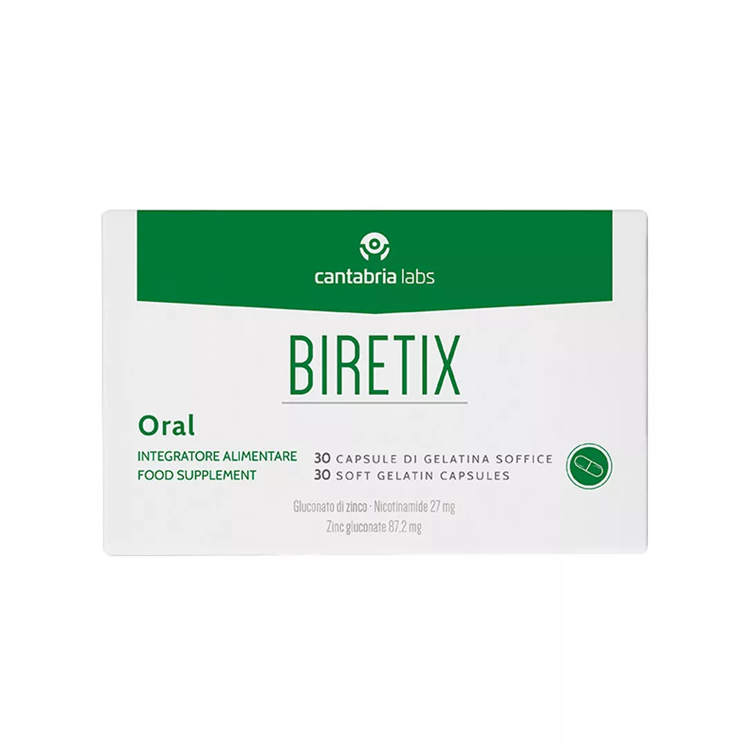 Supliment alimentar pentru piele Biretix, 30 capsule, Cantabria, [],farmaciabajan.ro
