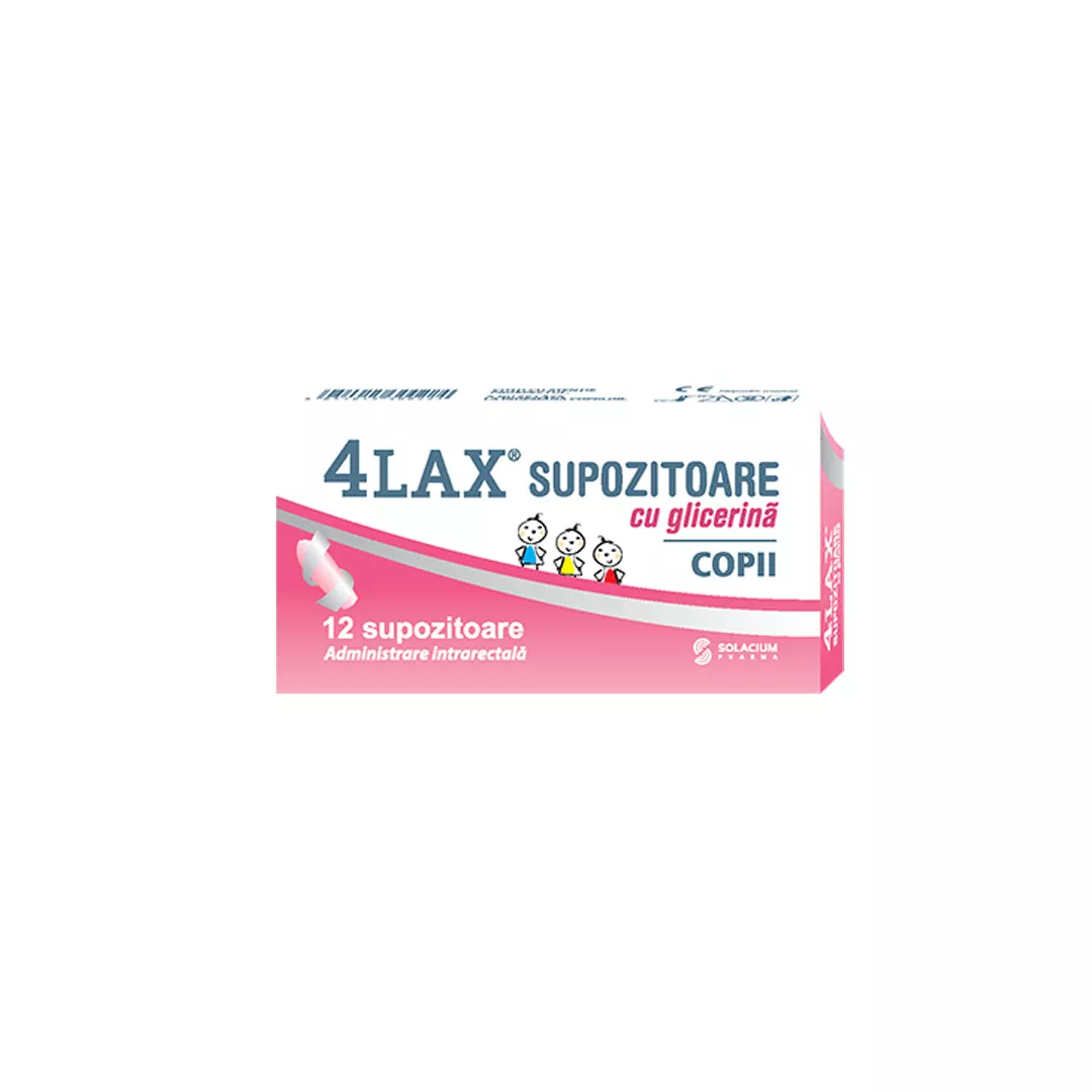 Supozitoare cu glicerina pentru copii, 12 supozitoare, Solacium, [],farmaciabajan.ro