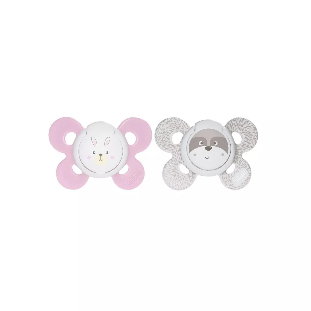 Suzeta silicon Physio Comfort, 0-6luni, fete, Chicco, [],farmaciabajan.ro