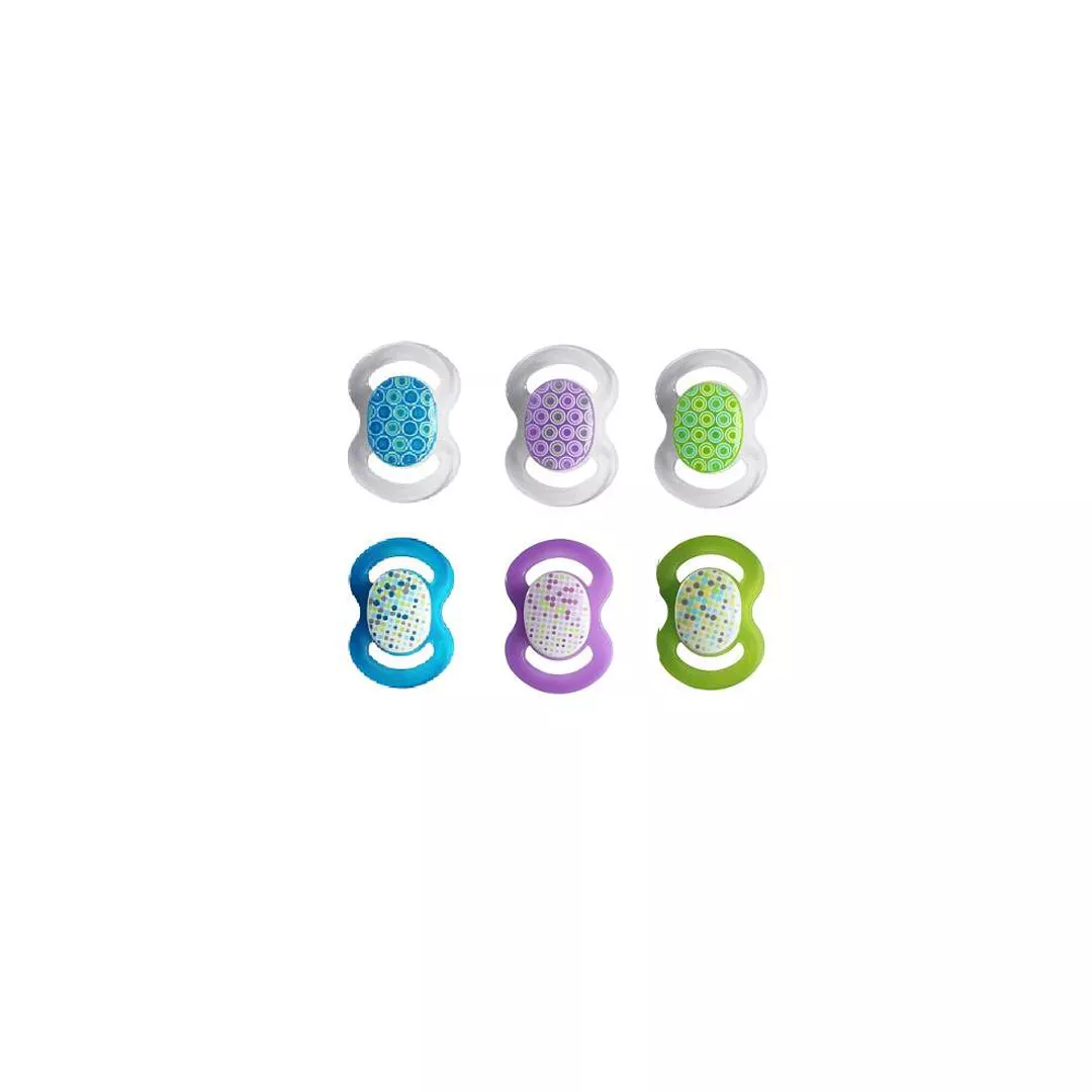 Suzete cu tetina simetrica din silicon Dentistar, talia 3, +18 luni, 2 bucati, 27250, Baby Nova, [],farmaciabajan.ro