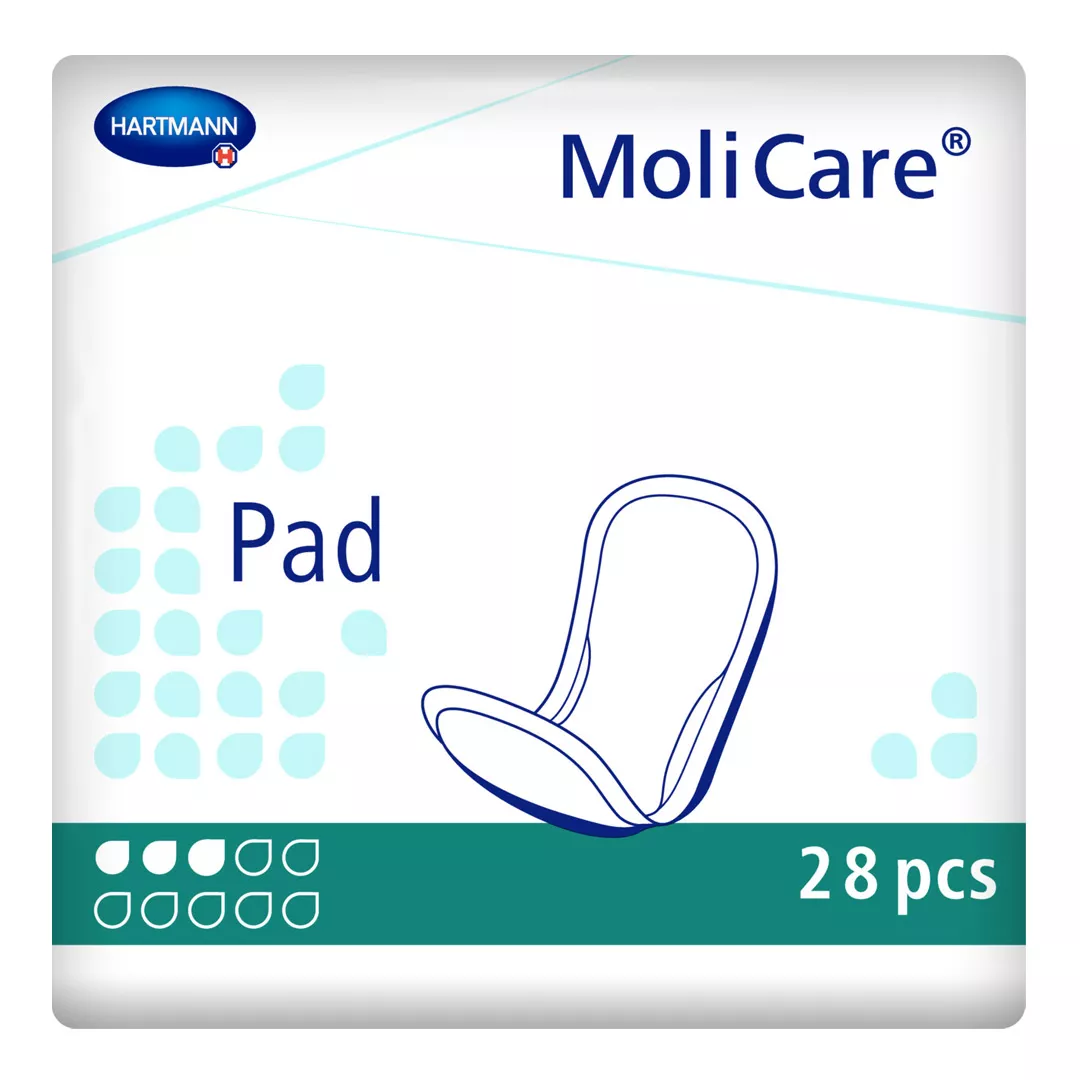 Tampoane absorbante incontinenta 3 picaturi MoliCare Pad, 28 bucati, Hartmann, [],farmaciabajan.ro