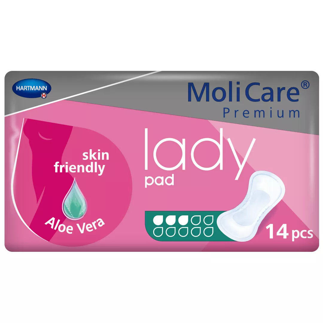 Tampoane MoliCare Premium lady pad 3 picaturi, 14 bucati, Hartmann, [],https:farmaciabajan.ro