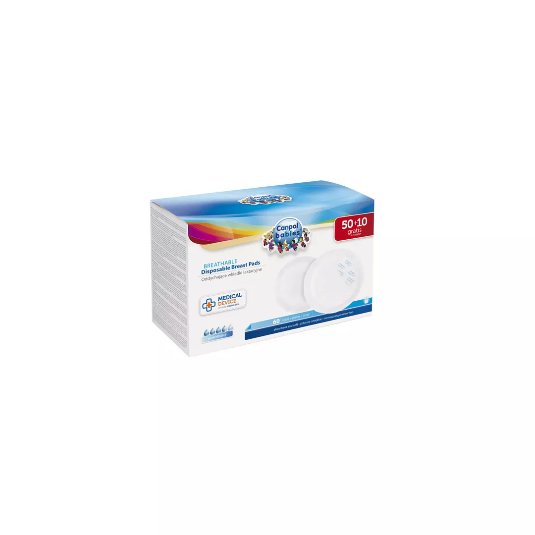 Tampoane pentru san, 60 bucati, 1/652, Canpol, [],farmaciabajan.ro