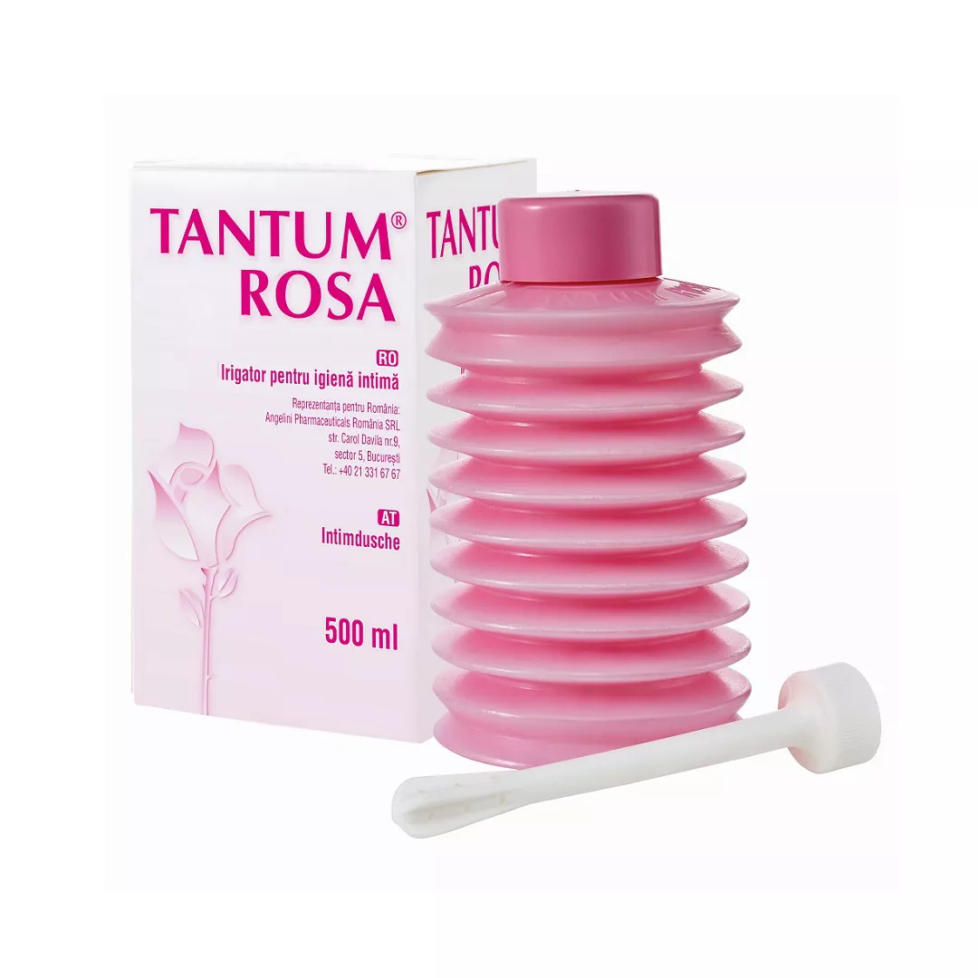 Irigator pentru igiena intima Tantum Rosa, 500 ml, Csc Pharmaceuticals, [],farmaciabajan.ro