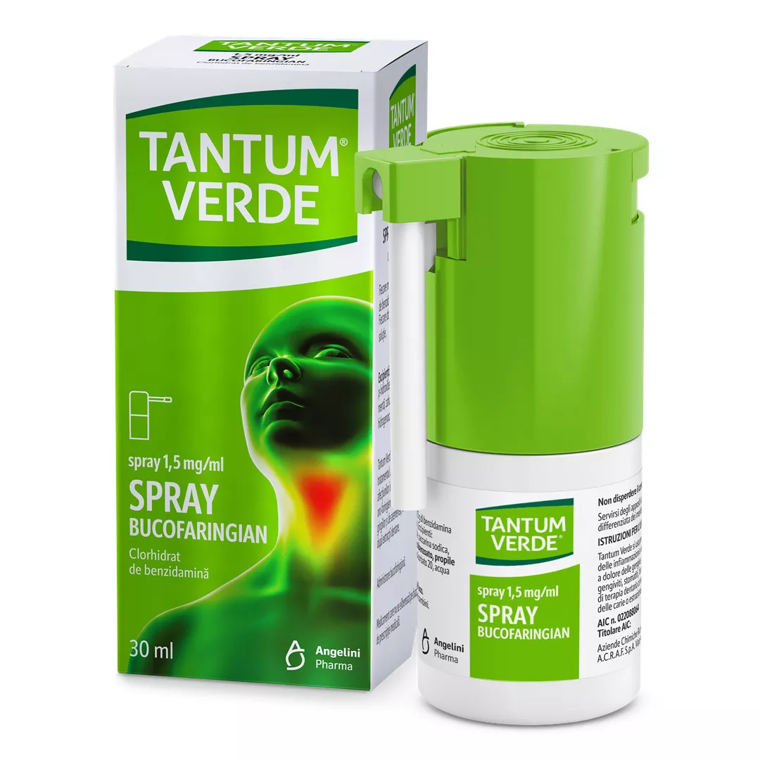 Tantum Verde Spray copii, 1.5 mg/ml, 30 ml, Angelini, [],farmaciabajan.ro
