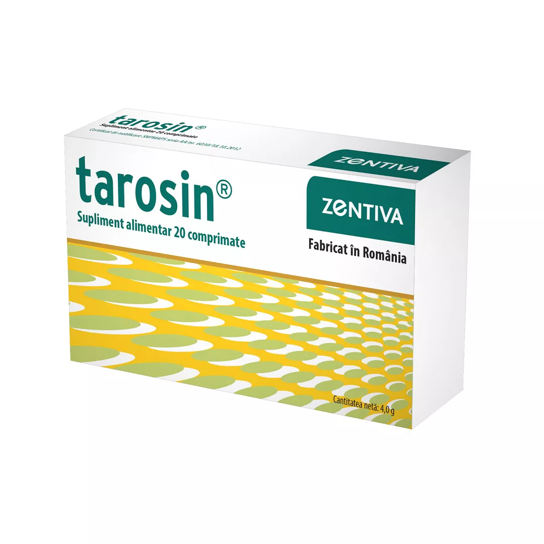 Tarosin, 20 comprimate, Zentiva, [],farmaciabajan.ro