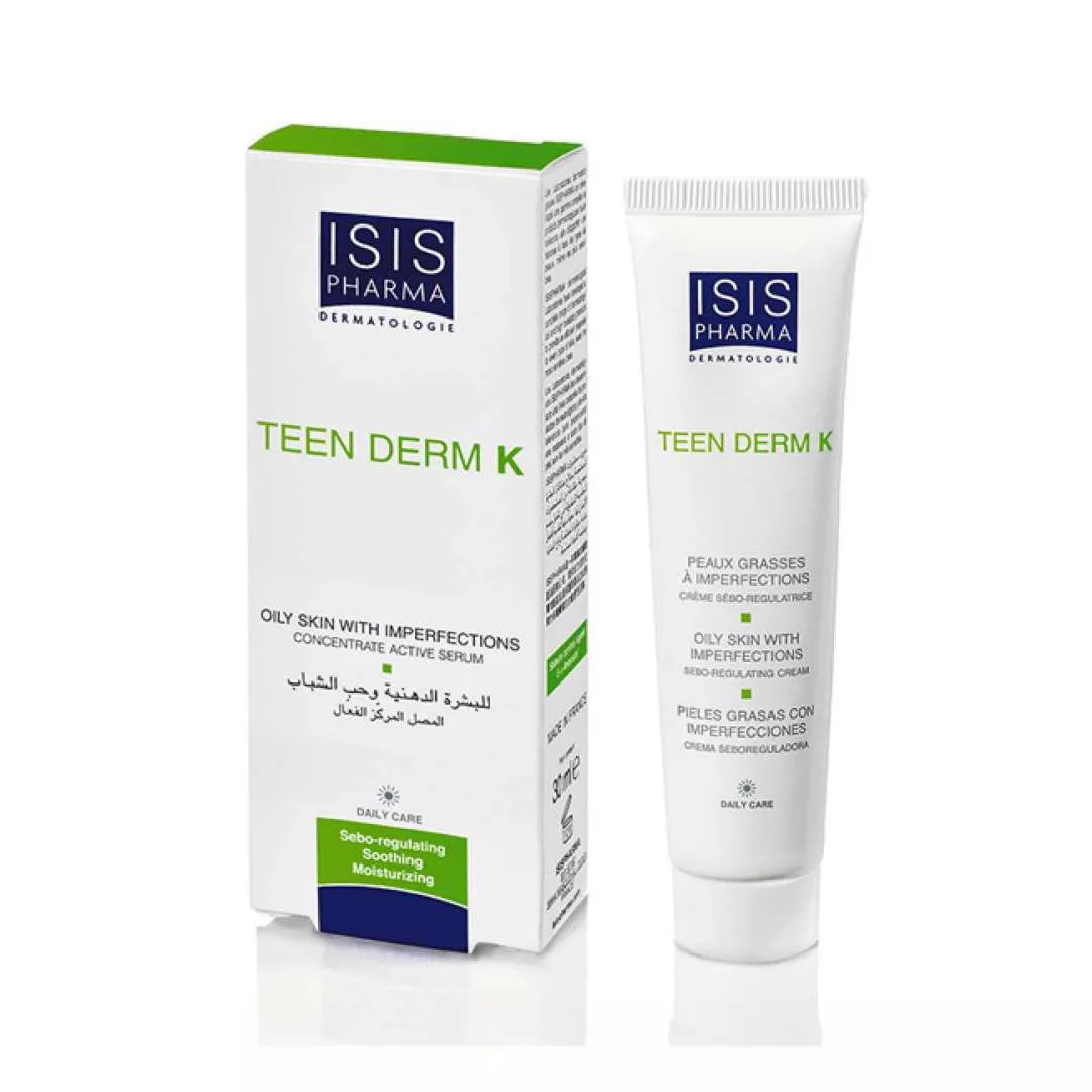 Teen Derm K Gel -Crema anti-imperfectiuni 30 ml Isis Pharma, [],farmaciabajan.ro