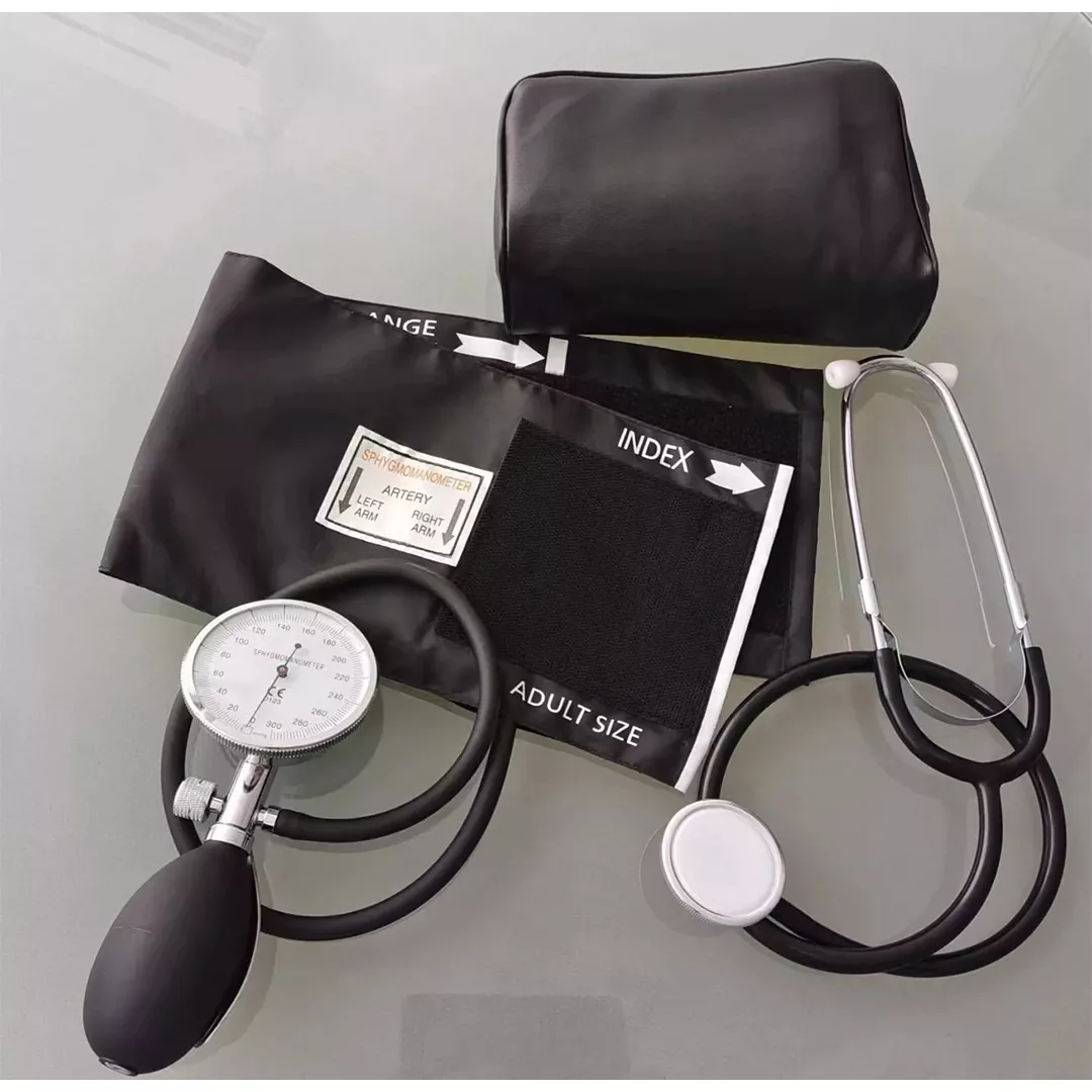 Tensiometru aneroid tip palm cu stetoscop, Dr. Life, [],farmaciabajan.ro